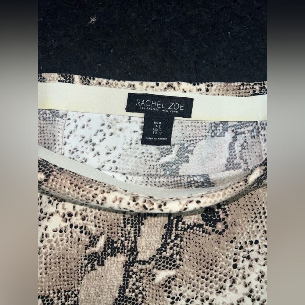 NEW RACHEL ZOE PYTHON PRINT FLOWY A LINE MIDI SKI… - image 7